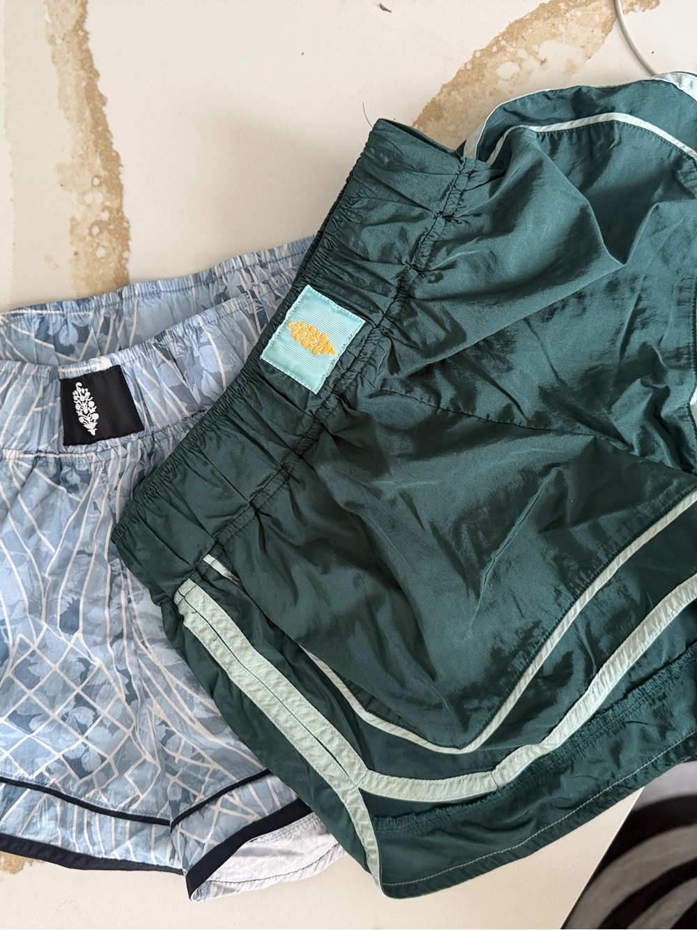 Get 2 Shorts FP Movement Free People Running BundleGreen Size Sm & Blue  Size XS
